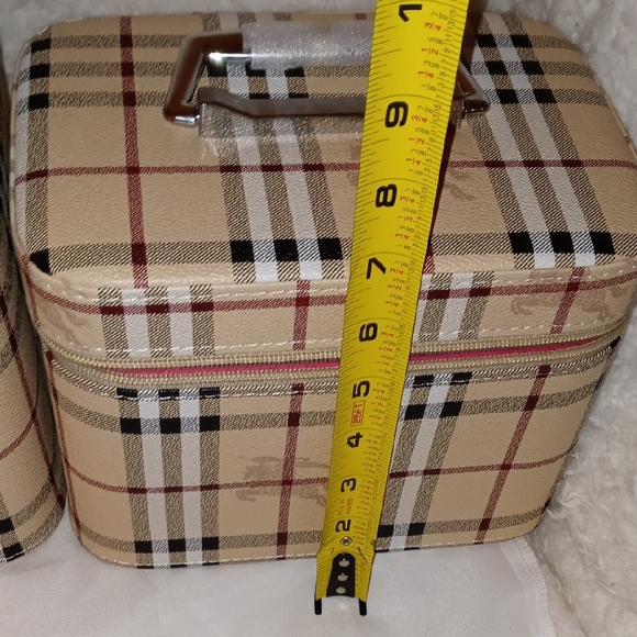 Burberry Beige and Black Checkered Bag Duo - Picture 13 of 17